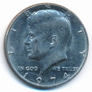 США, 1/2 доллара (1974 г.)