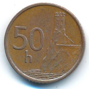 Slovakia, 50 halierov, 1998