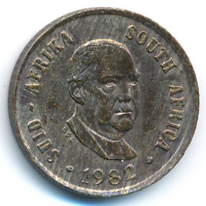 ЮАР, 1 цент (1982 г.)
