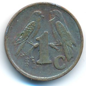 ЮАР, 1 цент (2001 г.)
