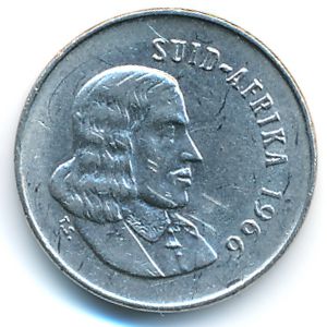 South Africa, 5 cents, 1966