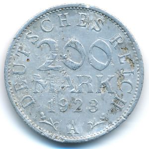 Веймарская республика, 200 марок (1923 г.)