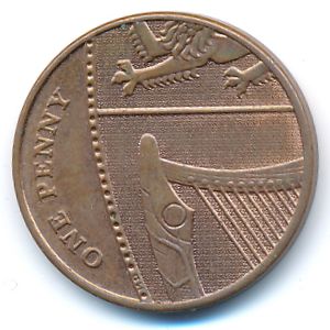 Great Britain, 1 penny, 2010