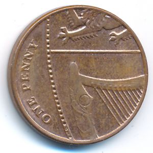 Great Britain, 1 penny, 2014