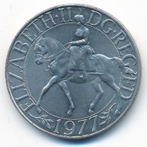 Великобритания, 25 новых пенсов (1977 г.)