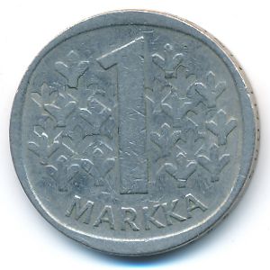 Finland, 1 markka, 1972