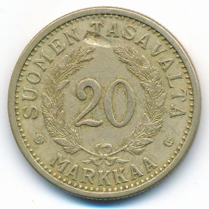 Финляндия, 20 марок (1935 г.)