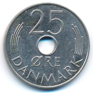 Дания, 25 эре (1986 г.)