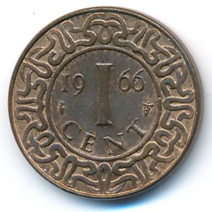 Суринам, 1 цент (1966 г.)