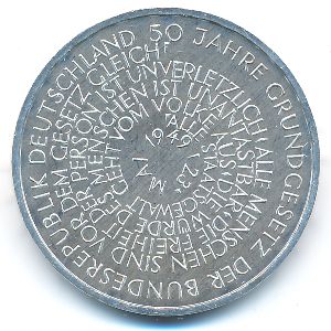 ФРГ, 10 марок (1999 г.)