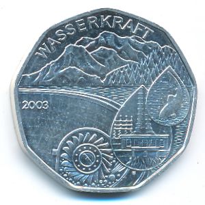 Австрия, 5 евро (2003 г.)