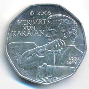 Австрия, 5 евро (2008 г.)