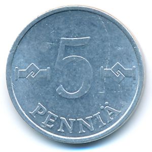 Финляндия, 5 пенни (1982 г.)