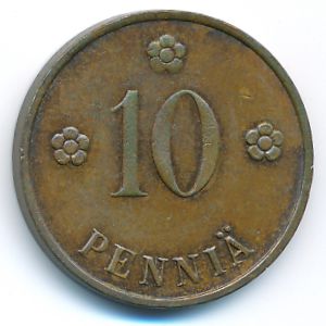 Финляндия, 10 пенни (1934 г.)