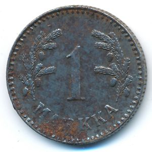 Finland, 1 markka, 1947