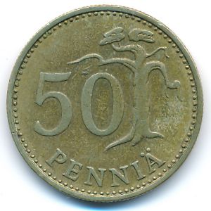 Финляндия, 50 пенни (1966 г.)