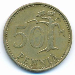 Финляндия, 50 пенни (1970 г.)