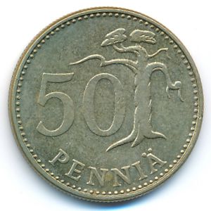 Финляндия, 50 пенни (1976 г.)