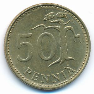 Финляндия, 50 пенни (1982 г.)