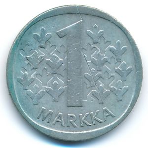 Finland, 1 markka, 1967