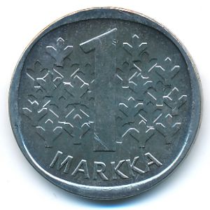 Finland, 1 markka, 1981