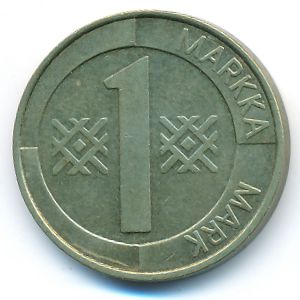 Finland, 1 markka, 1994