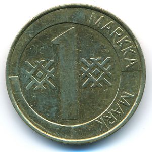 Финляндия, 1 марка (1998 г.)