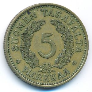 Финляндия, 5 марок (1931 г.)