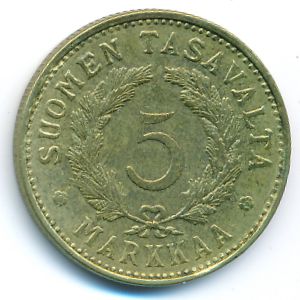 Финляндия, 5 марок (1949 г.)