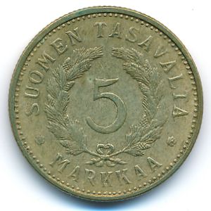 Финляндия, 5 марок (1951 г.)