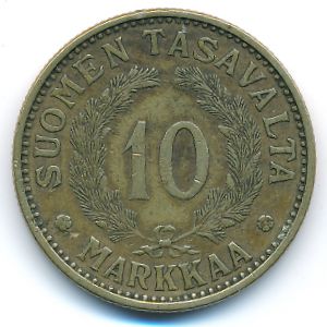 Финляндия, 10 марок (1932 г.)
