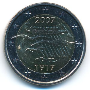 Finland, 2 euro, 2007