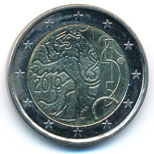 Finland, 2 euro, 2010