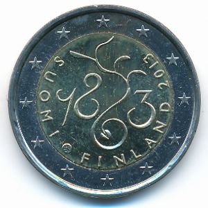 Finland, 2 euro, 2013