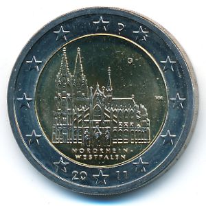 Germany, 2 euro, 2011