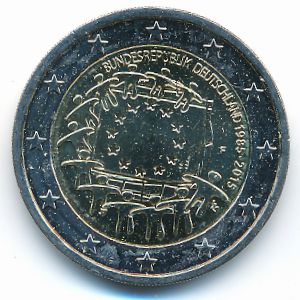 Germany, 2 euro, 2015
