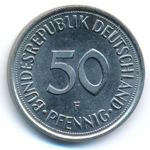 ФРГ, 50 пфеннигов (1977 г.)