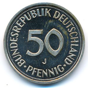 ФРГ, 50 пфеннигов (1989 г.)