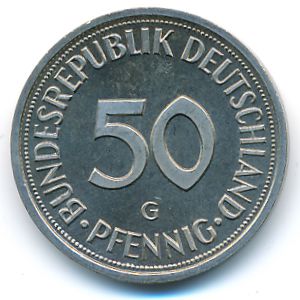 ФРГ, 50 пфеннигов (1989 г.)