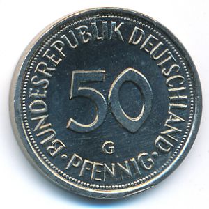 ФРГ, 50 пфеннигов (1990 г.)