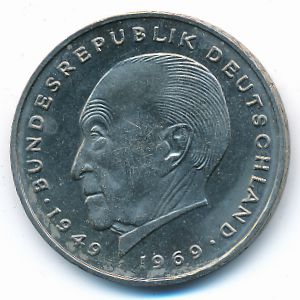 ФРГ, 2 марки (1977 г.)