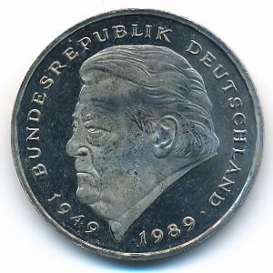 West Germany, 2 mark, 1990
