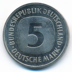 ФРГ, 5 марок (1996 г.)