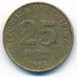 Филиппины, 25 сентимо (1995 г.)