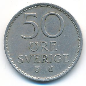 Швеция, 50 эре (1962 г.)