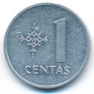 Литва, 1 цент (1991 г.)