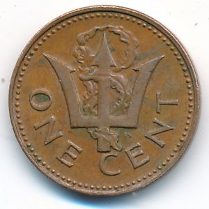 Барбадос, 1 цент (1973 г.)