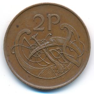 Ирландия, 2 пенса (1971 г.)