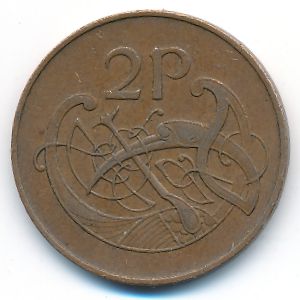 Ирландия, 2 пенса (1971 г.)
