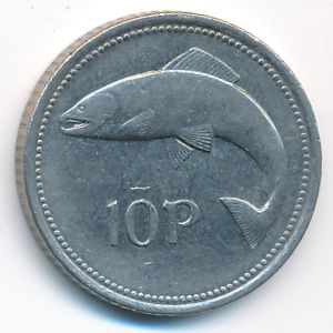 Ireland, 10 pence, 1993